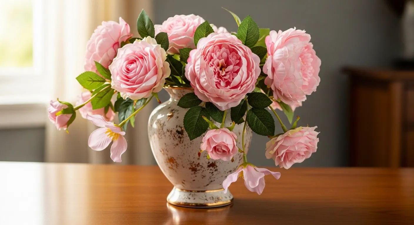 Flores artificiais e práticas sustentáveis na decoração