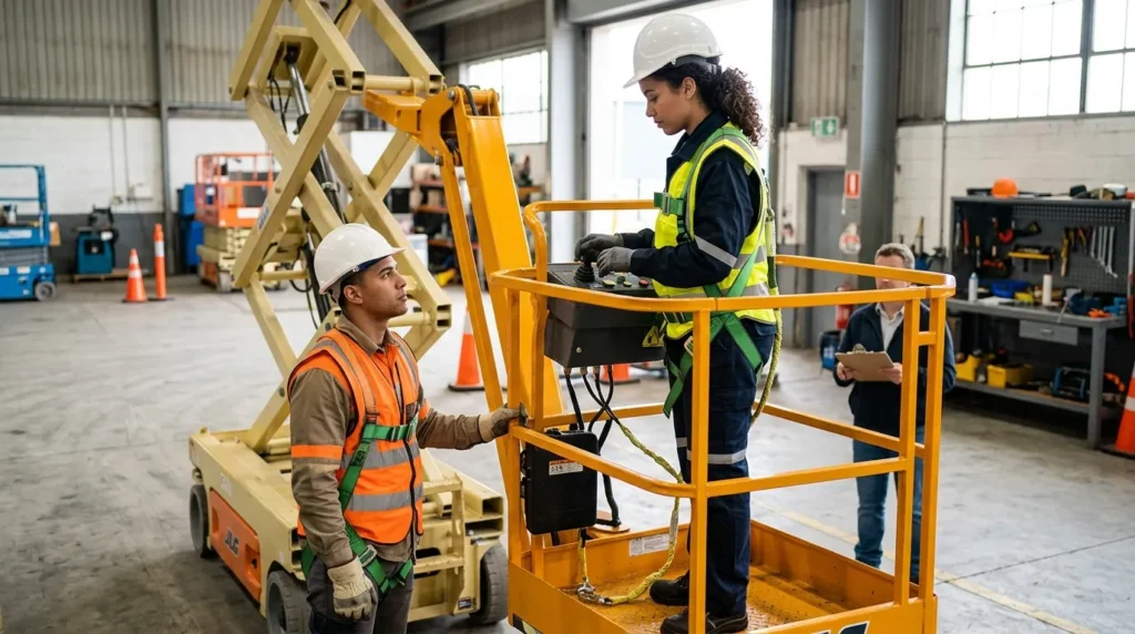 Curso Operador de Plataforma Tesoura