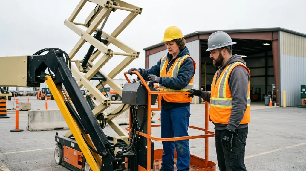 Curso Operador de Plataforma Tesoura